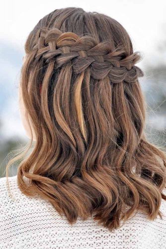 Waterfall Braids for Brown-Haired Girls picture 3