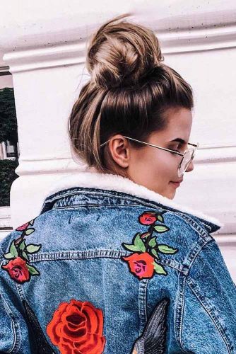 Cute Messy Bun picture 2