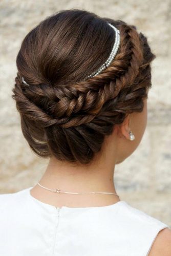 Cute Fishtail Braided Updo picture 1