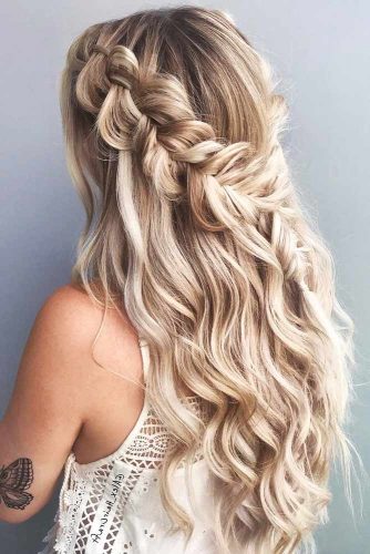 Braided Half-Up Dutch #half-up #braids