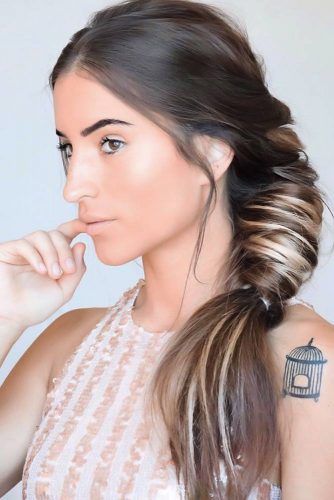 Side Topsy Tail Braids Styles #braids