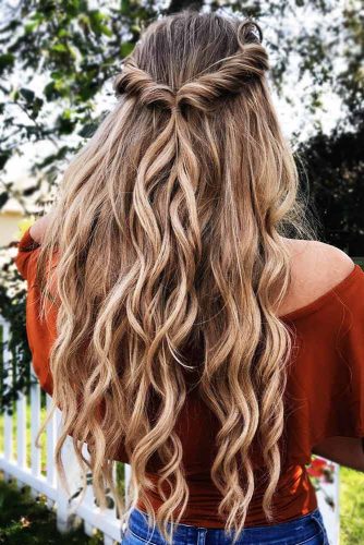 Braided Half-Up Twist #half-up #braids