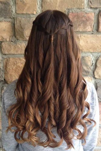 Waterfall Braids for Brown-Haired Girls picture 1