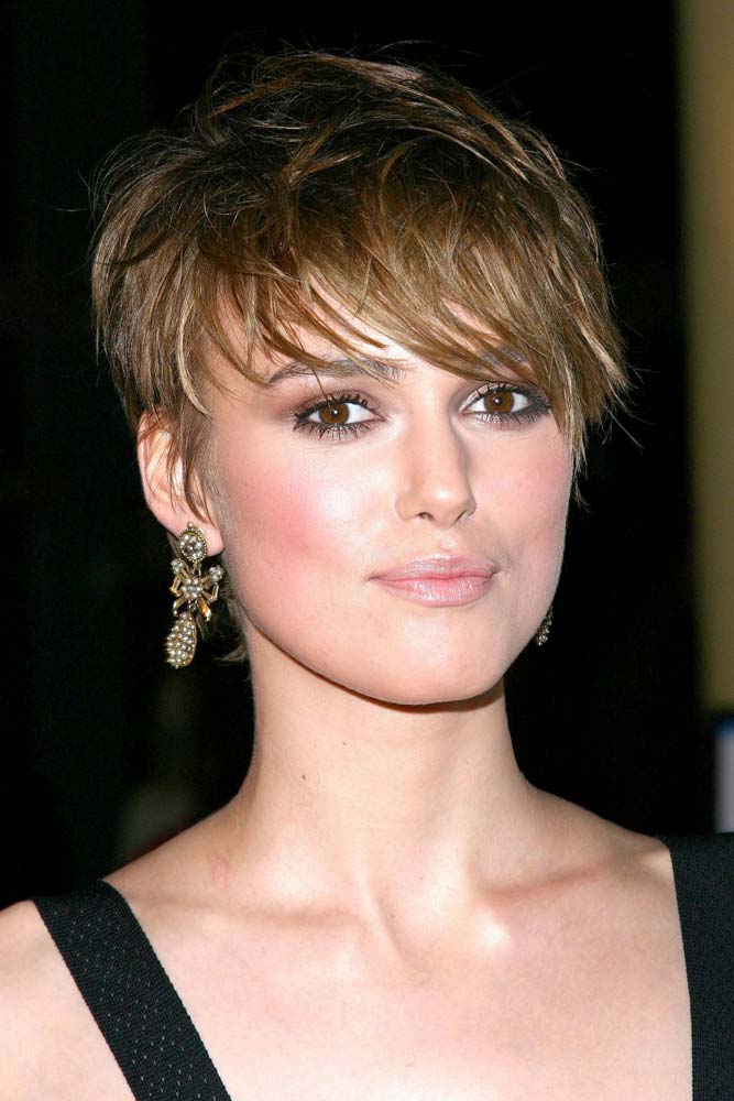 Keira Knightleys Choppy Ends #longpixie #pixiecut #haircuts 