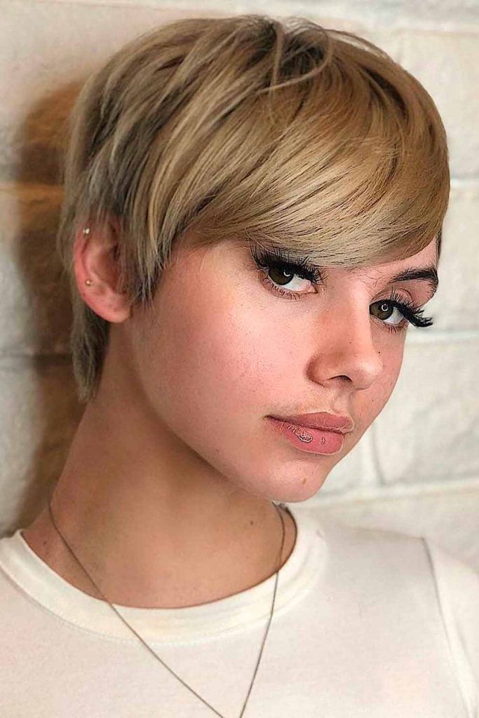 Long Pixie Cut For Round Face #roundface #prettygirl