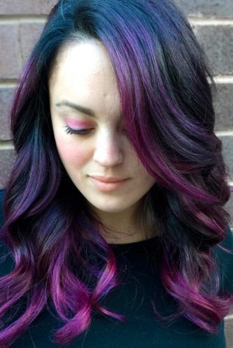 35 Unique Purple And Black Hair Combinations Lovehairstyles Com