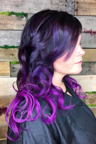 35 Unique Purple and Black Hair Combinations | LoveHairStyles.com