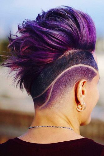 35 Unique Purple And Black Hair Combinations