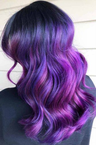 35 Unique Purple and Black Hair Combinations | LoveHairStyles.com