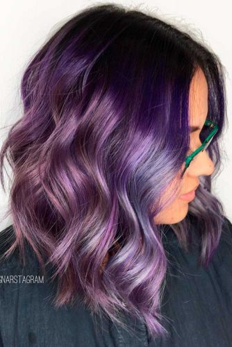 35 Unique Purple And Black Hair Combinations Lovehairstyles Com