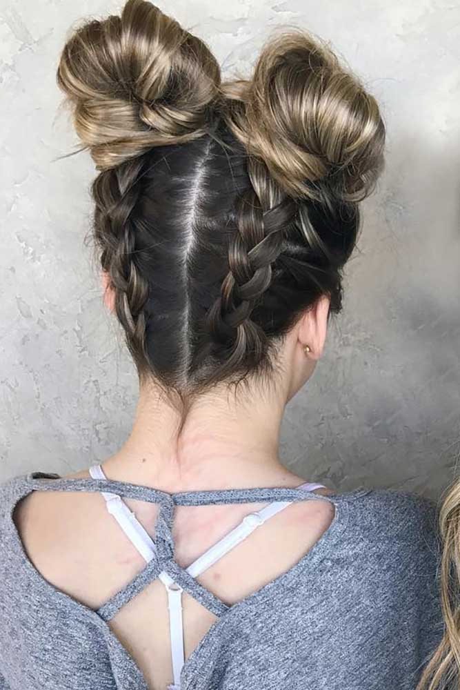 Super Cool Party Looks With Hair Buns