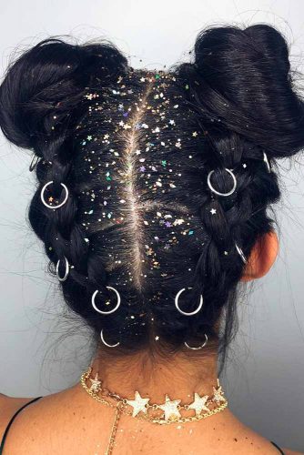 Hair Buns Ideas for a Party picture1