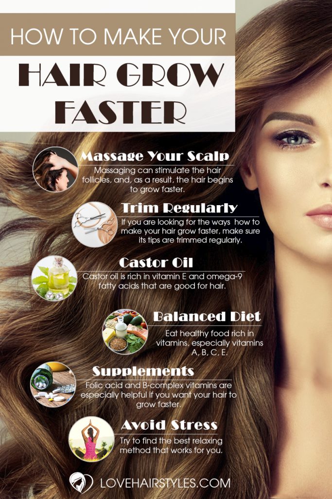 12 Tips On How To Make Your Hair Grow Faster | LoveHairStyles.com