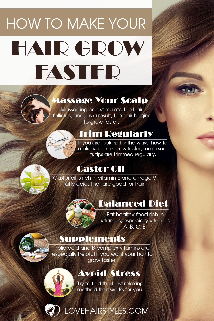 Tips For Growing Hair Faster 