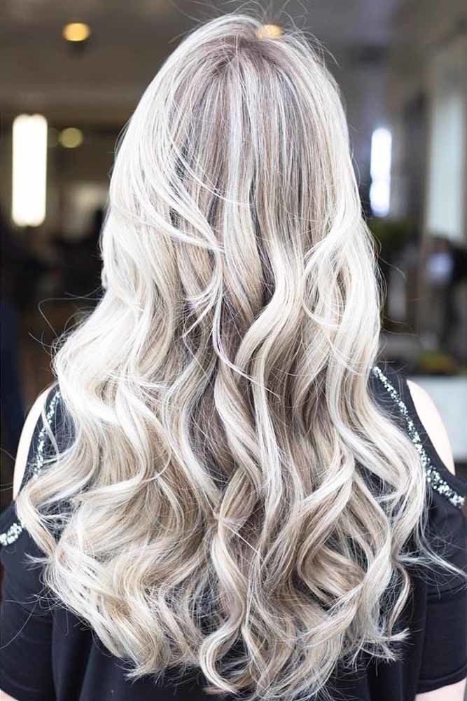 U-Cut Hairstyles For Long Hair Blonde #longhaircuts