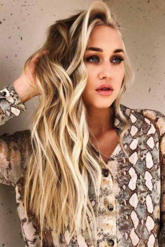 Blonde Ombre Hair Wavy #ombre