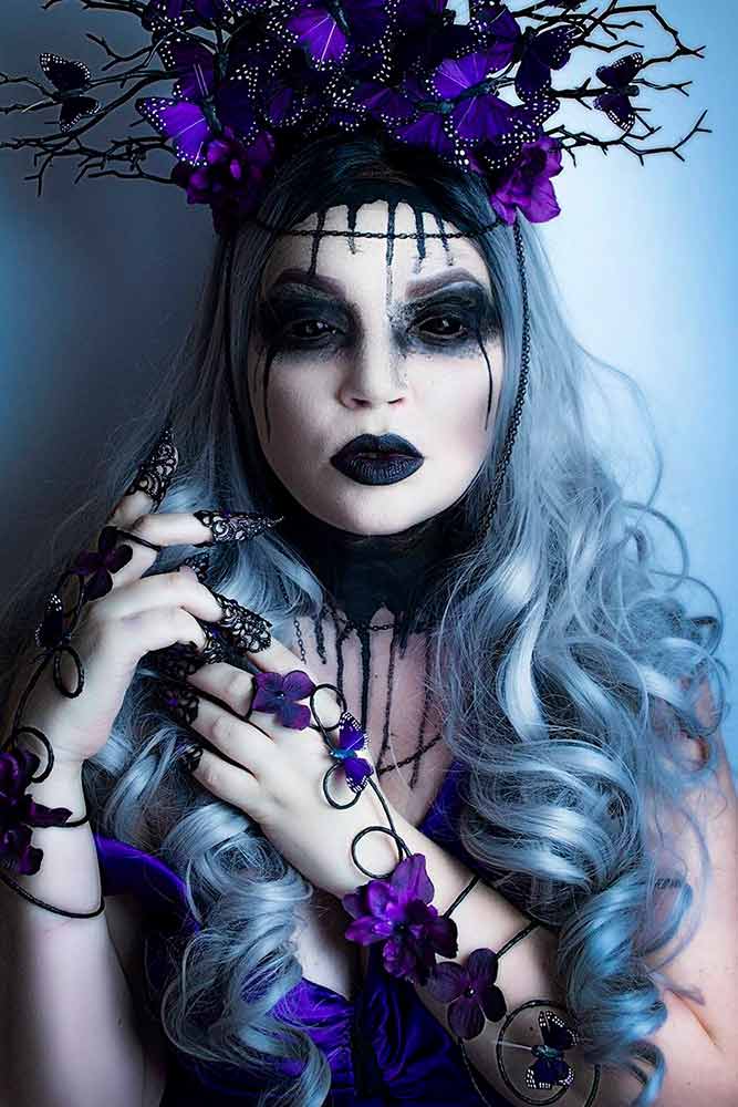30 Scary Halloween Hairstyles for Long Hair | LoveHairStyles