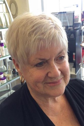 Short Layered Hairstyles For Over 60