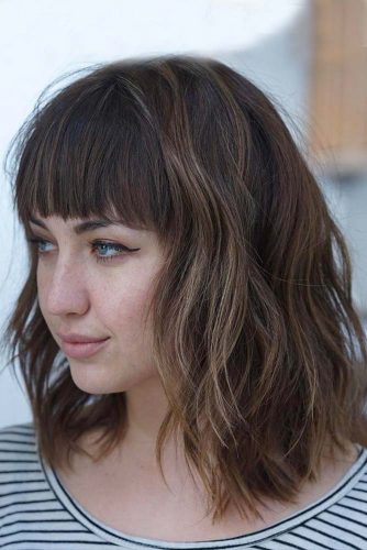 24 Ideas With Edge For A Long Bob Haircut With Bangs