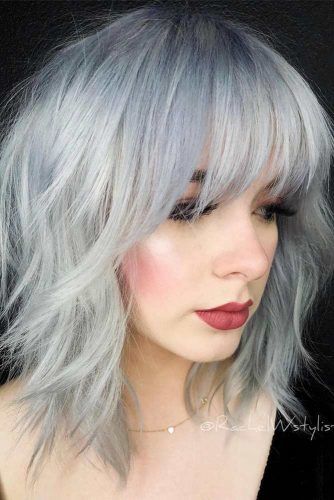 Add Some Style To Your Bob Hair Cut #lobwithbangs #bobhaircuts #haircuts