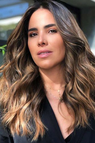 Natural Brown & Blonde Tones Brunette #blondehair #balayage