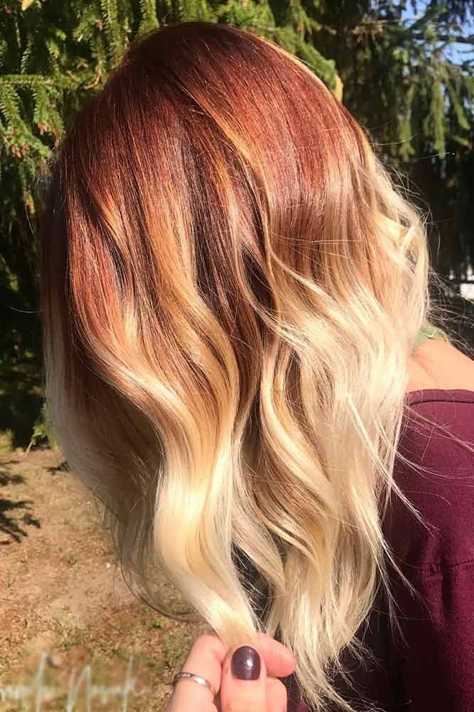 Red to Blonde Balayage picture2