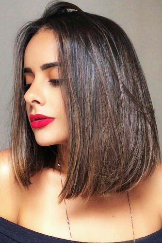 Smokey Dark Brown Hair Balayage #brownhair