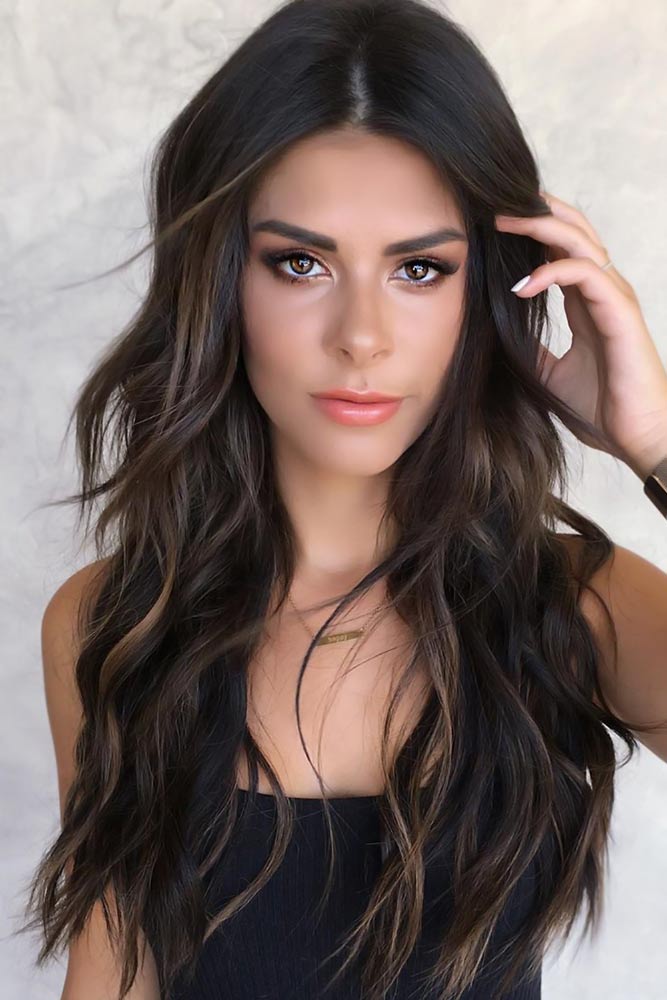 45 Suggestions For Dark Brown Hair Color LoveHairStyles