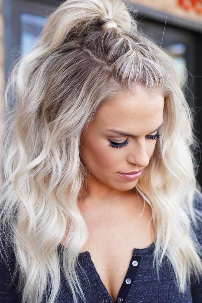 Miraculous Ideas For Half Ponytail Upgrade Lovehairstyles