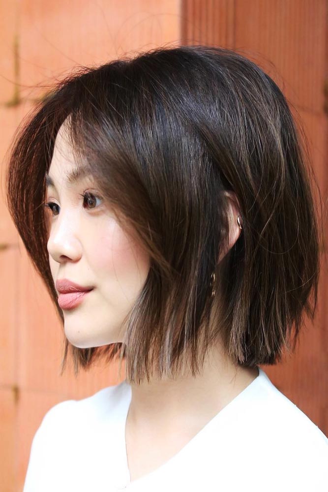 Blunt Bob Haircuts For Thin Hair Brown #bob #thinhair