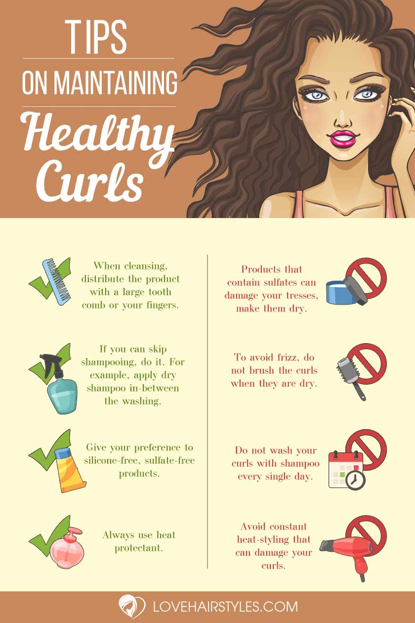 Discover New Ideas For Your Beautiful Curly Hair Infographic