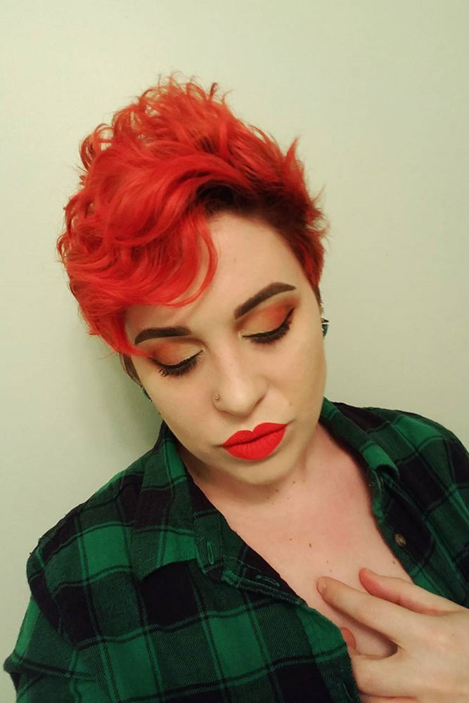 Bright Red Pixie 