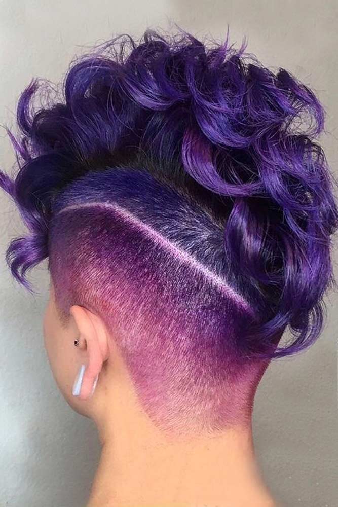 Undercut Violet Pixie 