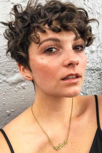 Short Pixie Cuts For Curly Hair