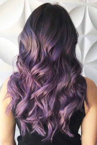 50 Cosmic Dark Purple Hair Hues For The New Image