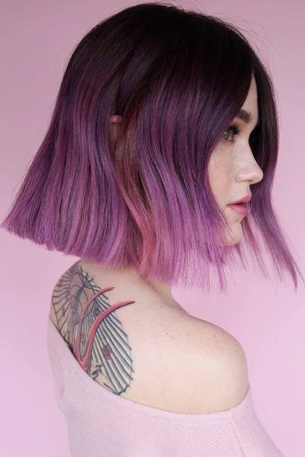 Amethyst Dark Purple Hair Ombre #purplehair #ombre