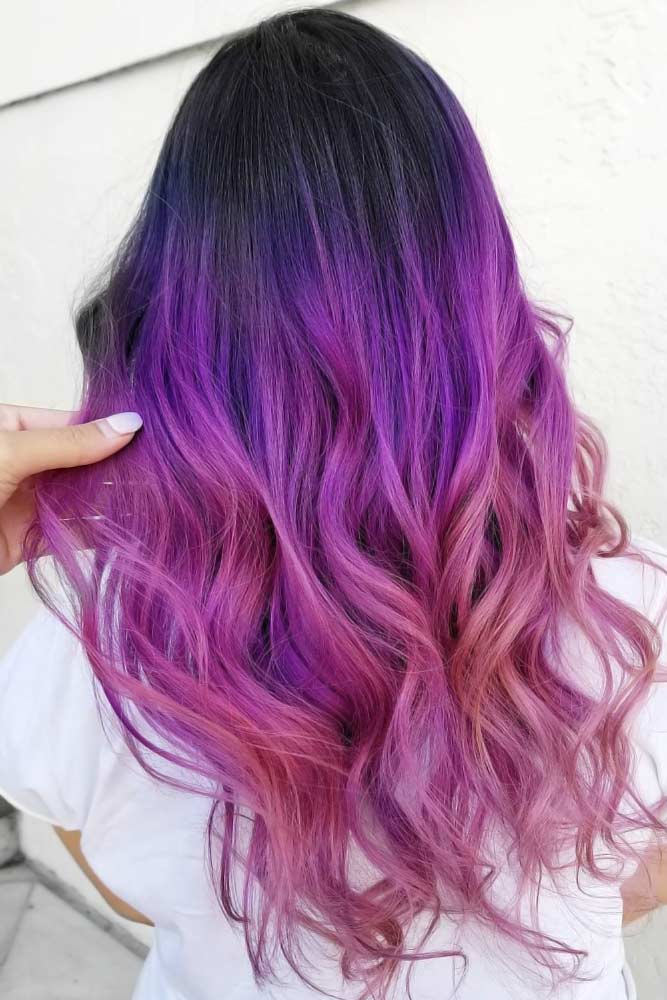 50 Cosmic Dark Purple Hair Hues For The New Image | LoveHairStyles