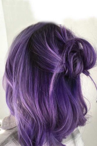 50 Cosmic Dark Purple Hair Hues For The New Image Lovehairstyles