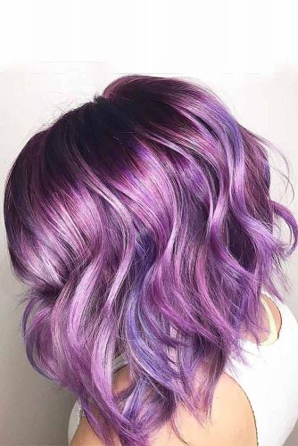 50 Cosmic Dark Purple Hair Hues For The New Image Lovehairstyles