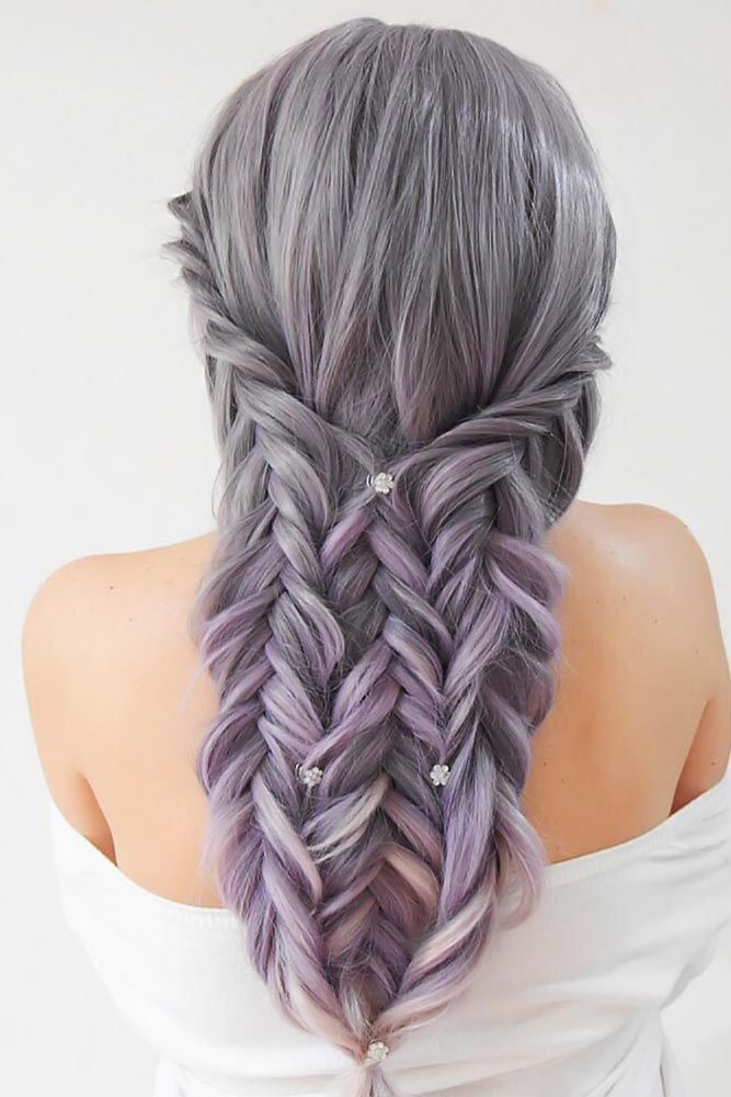 Triple Fishtail Braid #fishtailbraids #braids