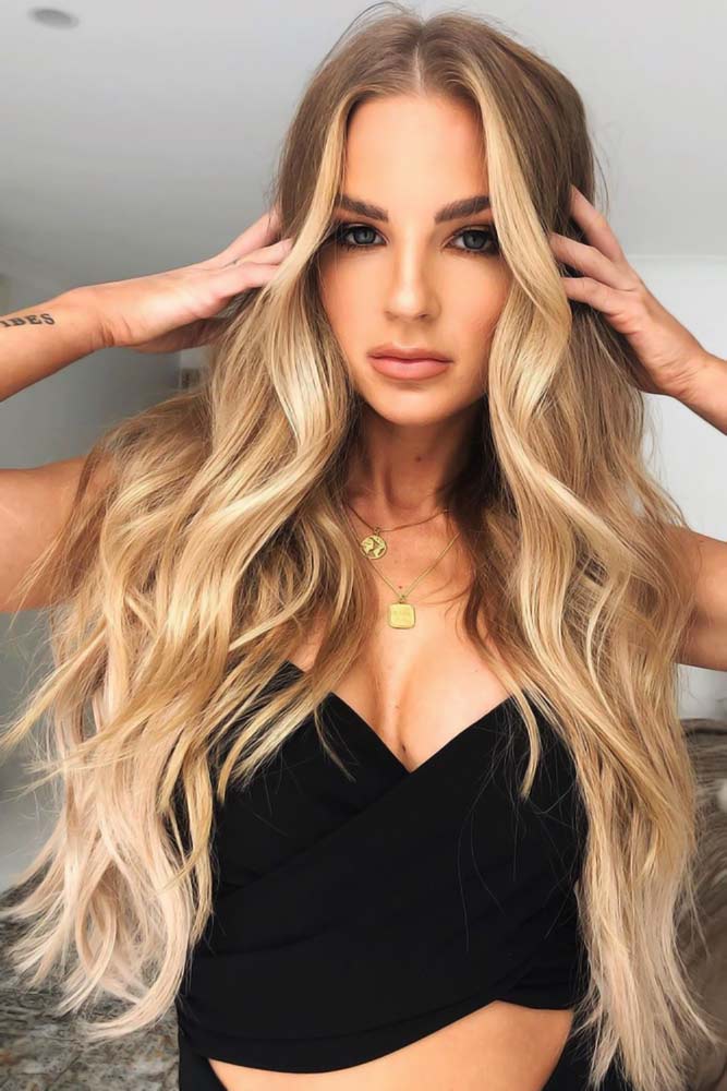 blonde highlights