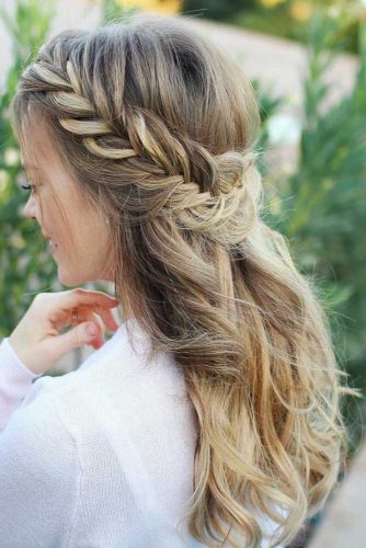 Half Up Half Down Style picture2