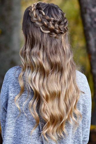 Half Up Half Down Style picture3