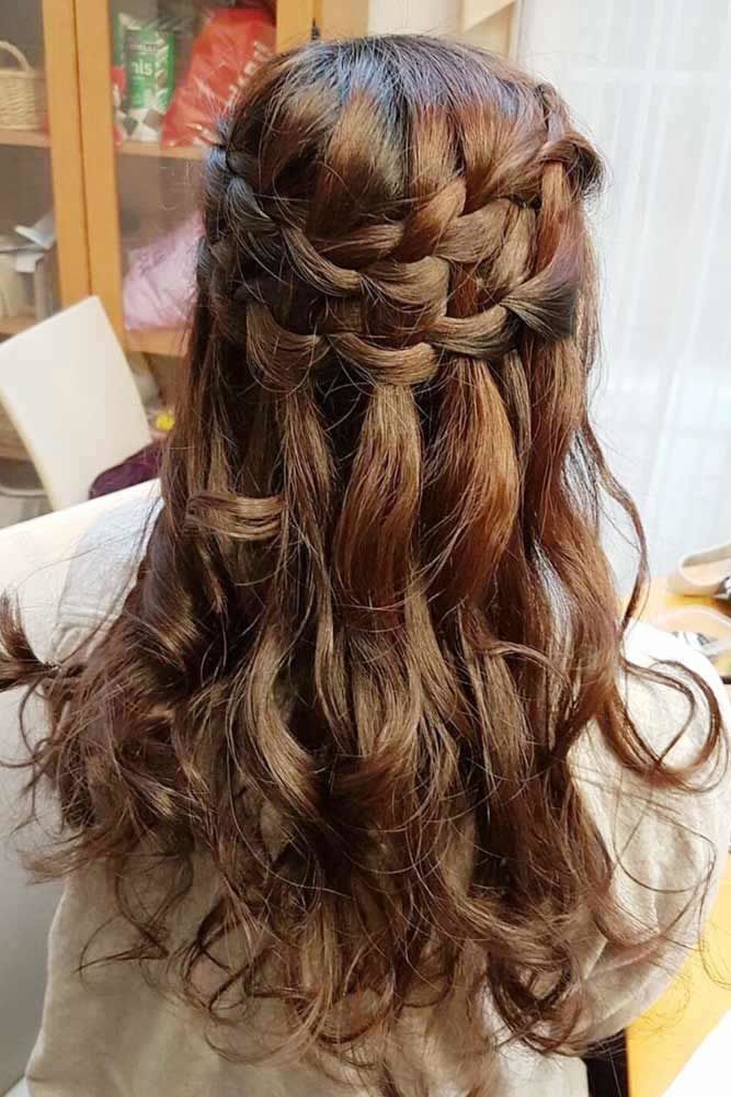 Learn How To Do A Waterfall Braid Lovehairstyles Com