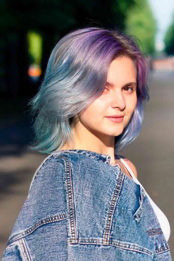 lavender ombre hair