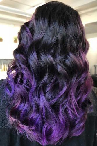 22 Exotic Shades Of Purple Ombre Hair