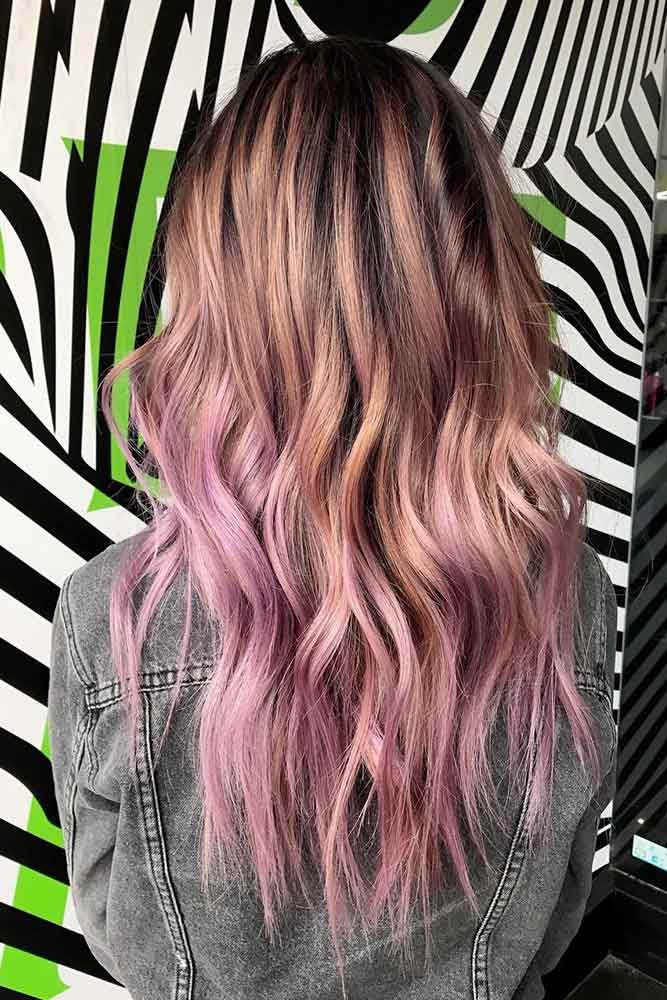Smoky Lavender Ombre Hair picture