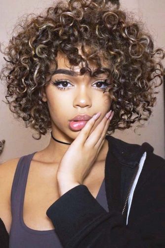 45 Fancy Ideas To Style Short Curly Hair Lovehairstyles Com