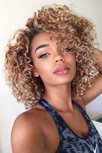 Short Hairstyles For Thick Curly Hair And Oval Face Photos