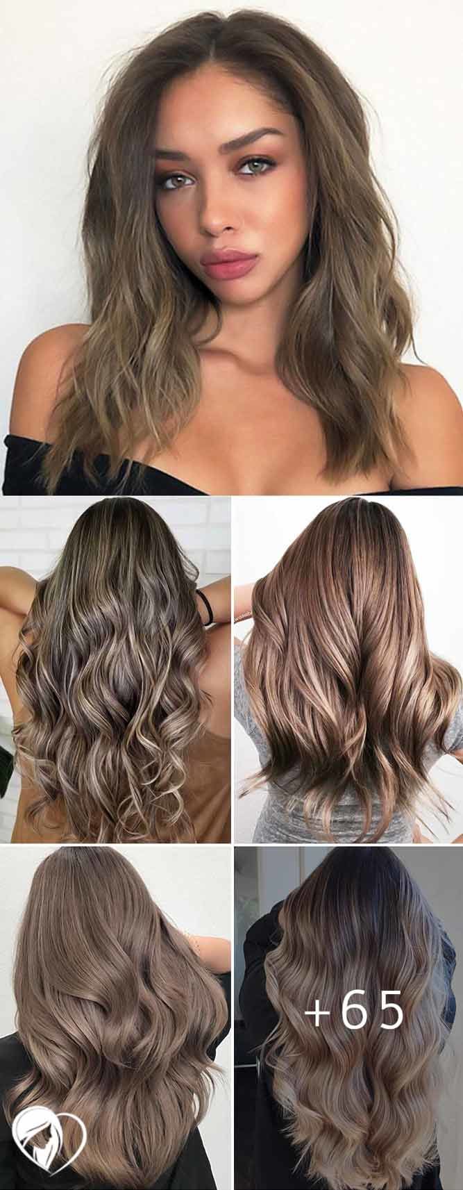 50 Cute New Hair Color Trends 2022  Light Auburn  Ash Brown